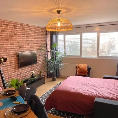 Le Petit Manhattan - Prive De 45 M2 - 2 A 4 Personnes - Parking Prive Metz