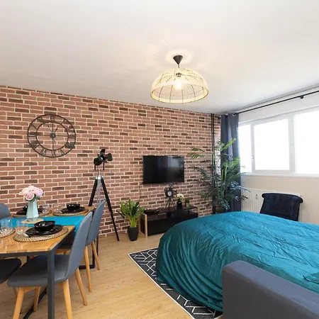 Appartement Le Petit Manhattan - Privé De 45 M2 - 2 à 4 Personnes - Parking Privé Metz