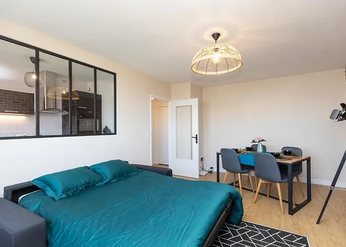 Le Petit Manhattan - Privé De 45 M2 - 2 à 4 Personnes - Parking Privé Appartement *