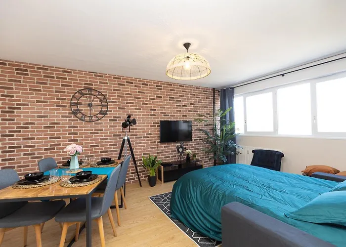 Appartement Le Petit Manhattan - Privé De 45 M2 - 2 à 4 Personnes - Parking Privé Metz